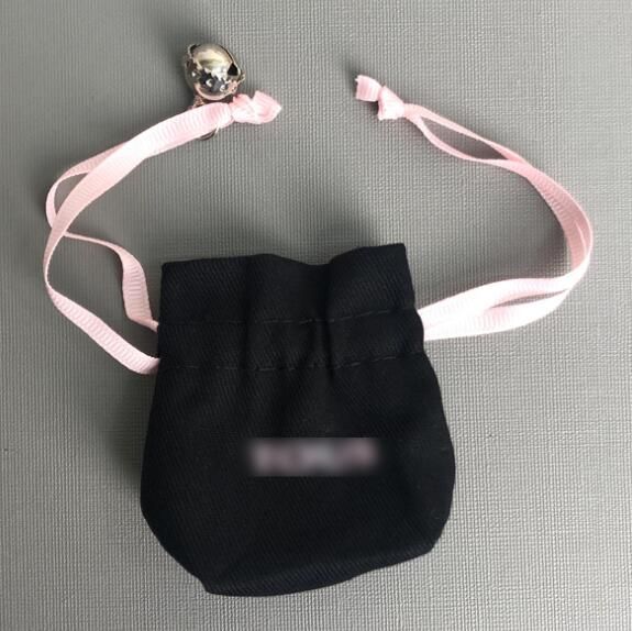 TS Black Pouch-Pink Cord