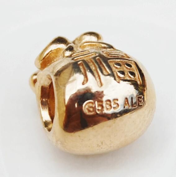 14K Real Solid Gold G585 ALE Charms
