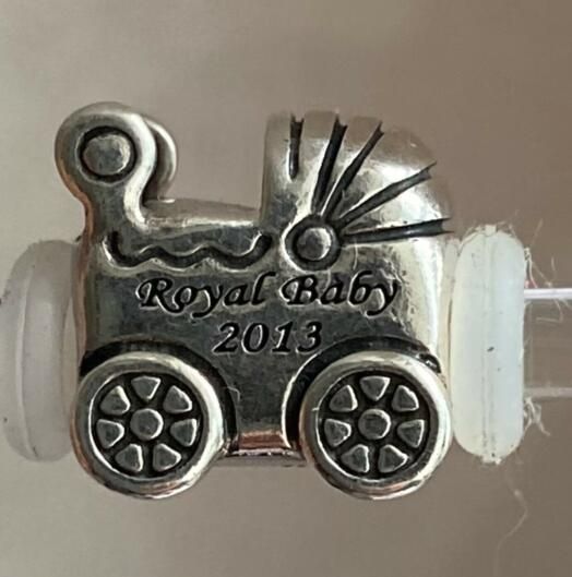 14K Real Gold G585 ALE Two Tone Baby Charms 
