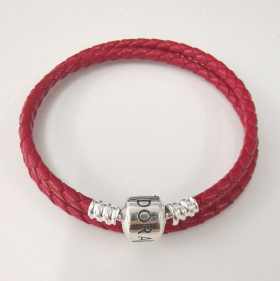 Red Double Leather Bracelets