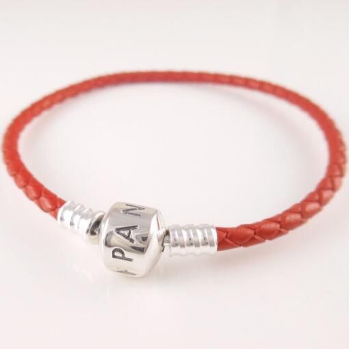 AAA GRADE-Single Red Leather Bracelets