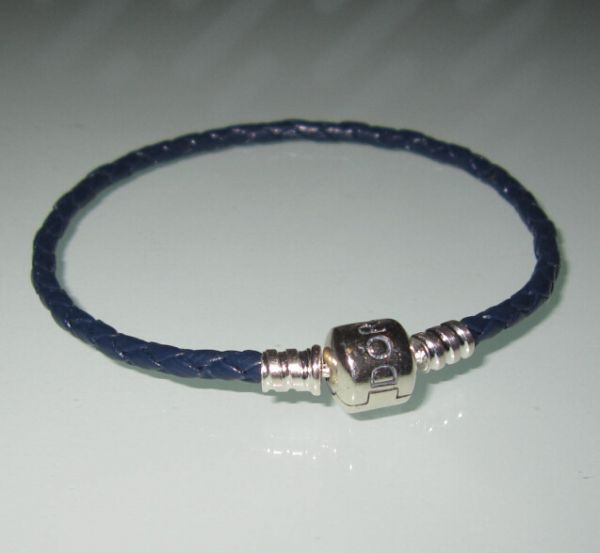 Blue Leather Single Bracelets