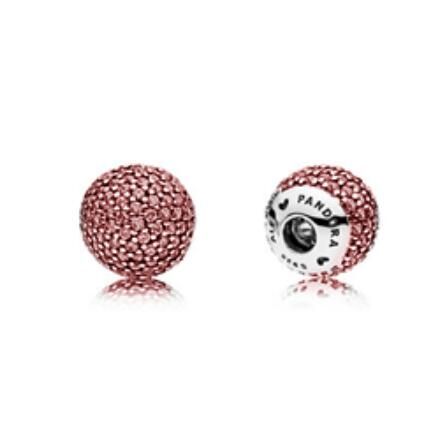 2PCS AAA GRADE S925 ALE Red 5A-CZ Clasp for Bangles
