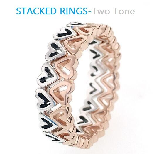 STACKED-AAA GRADE S925 ALE Rings Set