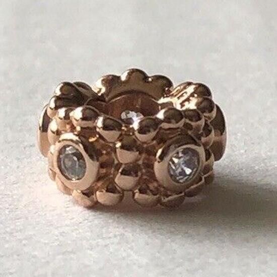 AAA GRADE Rose Gold Plated Spacer Charms