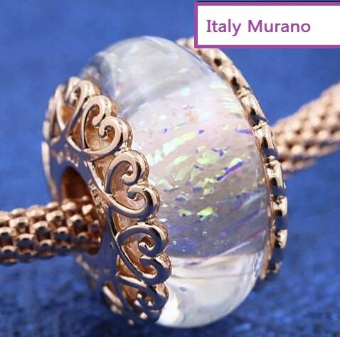 100% As Original Italy Murano Import Charms S925 ALE