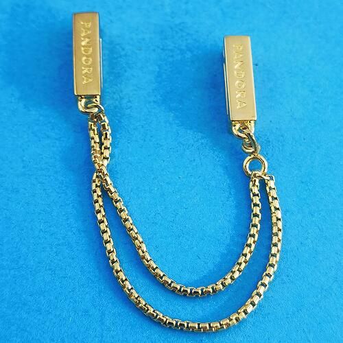 AAA GRADE 18K Goldplated Reflexion Safety Chain