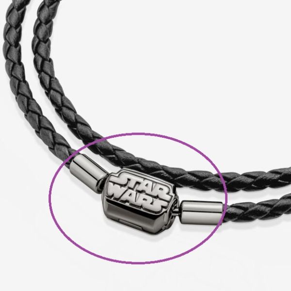 Star War Oxidized Clip&2PCS Screw for Making Bracelet