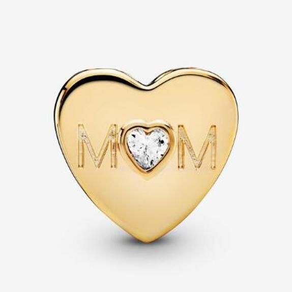 18K Goldplated AAA GRADE S925 ALE Heart Theme Charms
