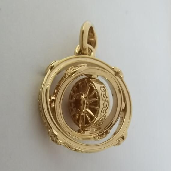 AAA GRADE S925 ALE 14K Goldplated Game of Thrones Spinning Astrolabe Dangle Charm