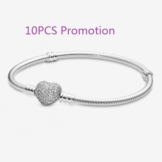 10PCS Promotion HOT 1:1 COPY S925 ALE  Sterling Silver Bracelets