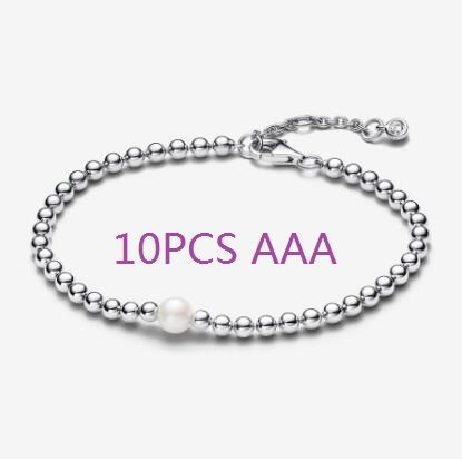 10PCS Promotion AAA GRADE S925 ALE Silver Bracelets