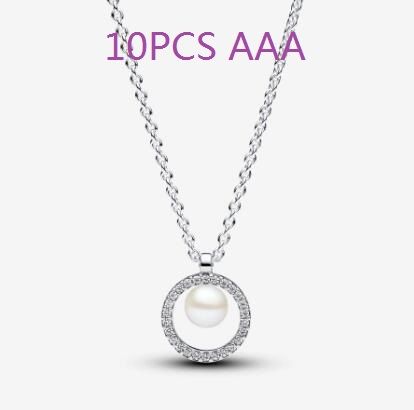 10PCS AAA GRADE S925 ALE Sterling Silver Necklaces