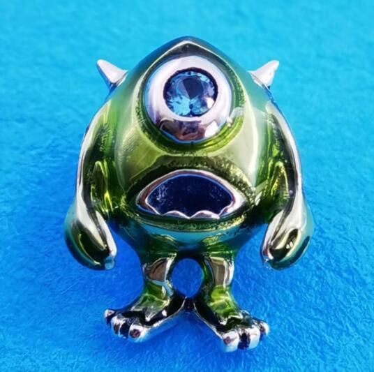 Neat Stamped Pixar Mike Wazowski Charm