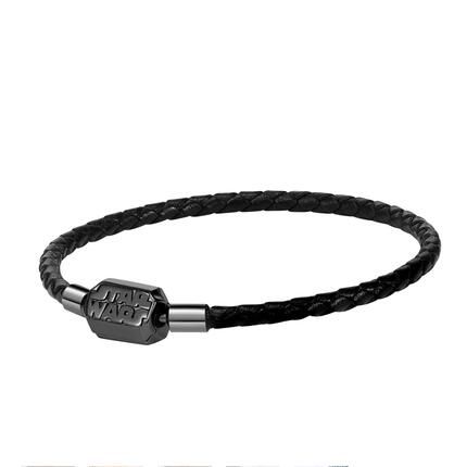 War star Black Single Leather Bracelets