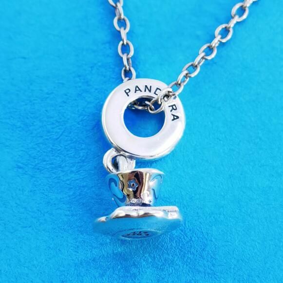 Neat S925 ALE Magic Cup Dangle Charms Necklaces