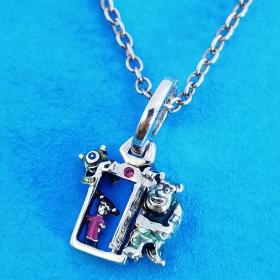 Pixar Monsters, Inc. Door Dangle Charm Necklaces