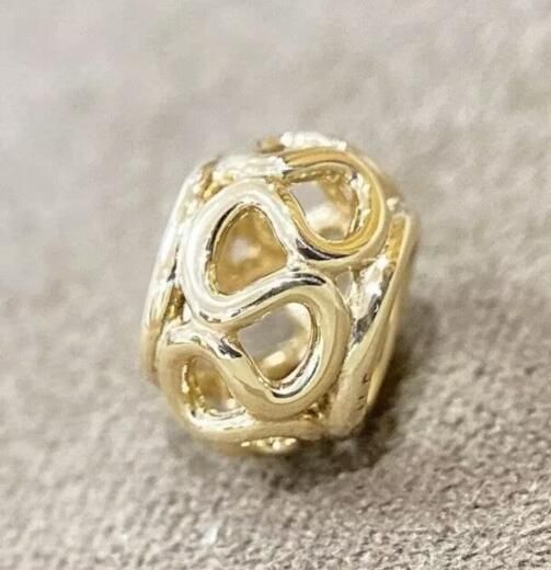 14K Real Solid Gold G585 ALE Charms