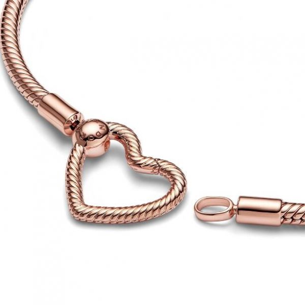 Rose Gold-plated ALE R Snake Chain Bracelets