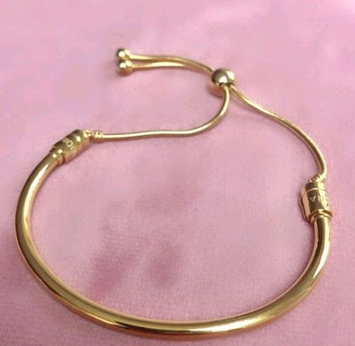 AAA GRADE  Shine Gold-plated S925 ALE Sterling Silver Bangles