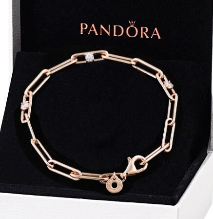 Rose Gold-plated Me Links Of Chain Bracelets