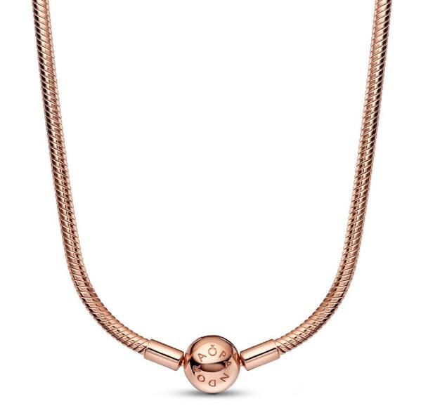 AAA GRADE Rose Gold-plated Snake 3mm-Chain Necklaces