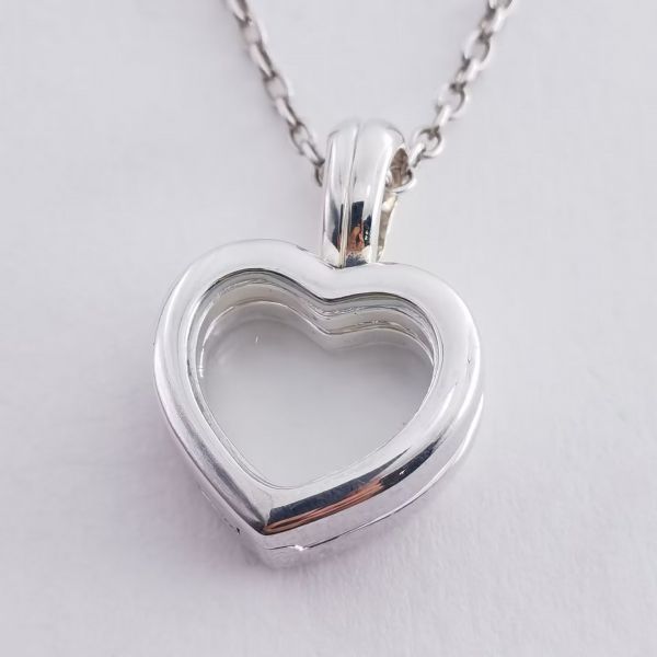 45CM Small Size Heart  Floating Necklaces