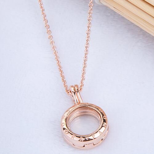 Rose-45CM Small Size S925 ALE Floating Necklaces