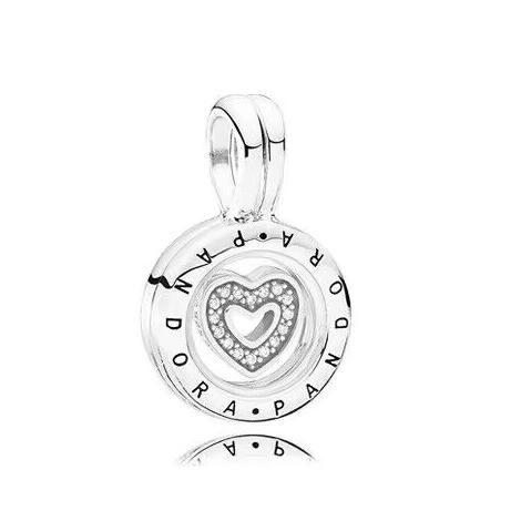 Small-AAA GRADE S925 ALE  Floating Locket