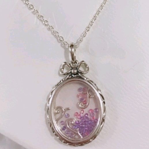 75CM AAA GRADE S925 ALE  Floating Locket Necklace