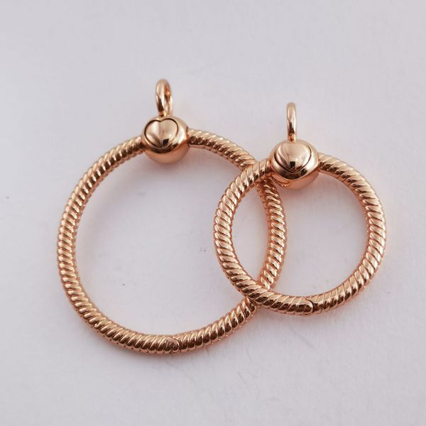 Rose Gold-plated AAA GRADE S925 ALE Holders For Charms