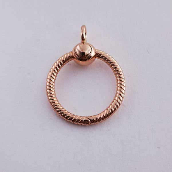 Rose Gold-plated Small AAA GRADE S925 ALE Holders For Charms