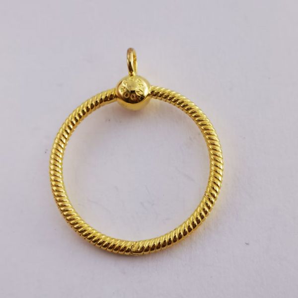 18K Gold-plated Mid AAA GRADE S925 ALE Holders For Charms