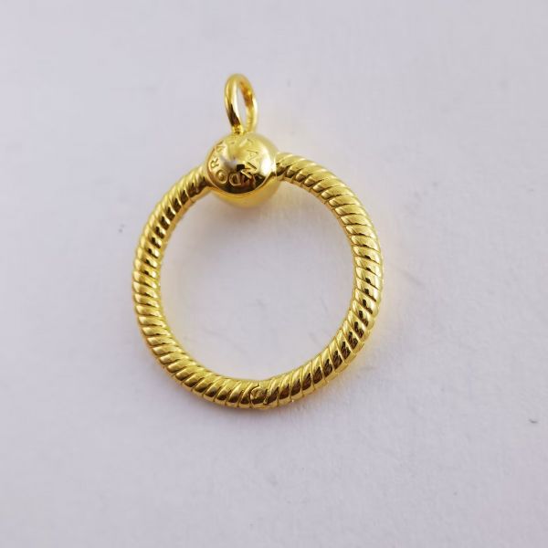 18K Gold-plated Small AAA GRADE S925 ALE Holders For Charms