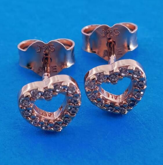 AAA GRADE Rose Gold Plated Earrings