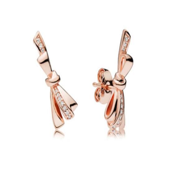 AAA GRADE Rose Gold Plated Earrings