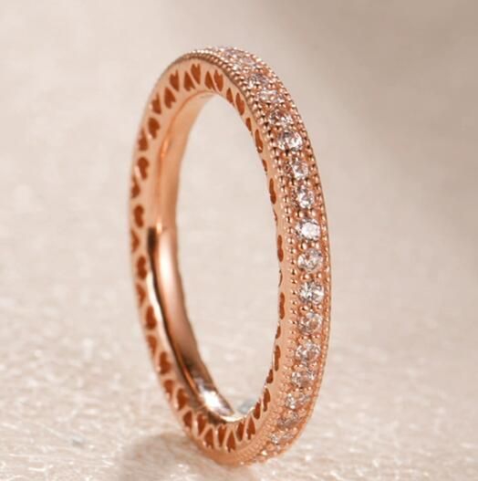 AAA GRADE ALE R 5A-Pave CZ Rings