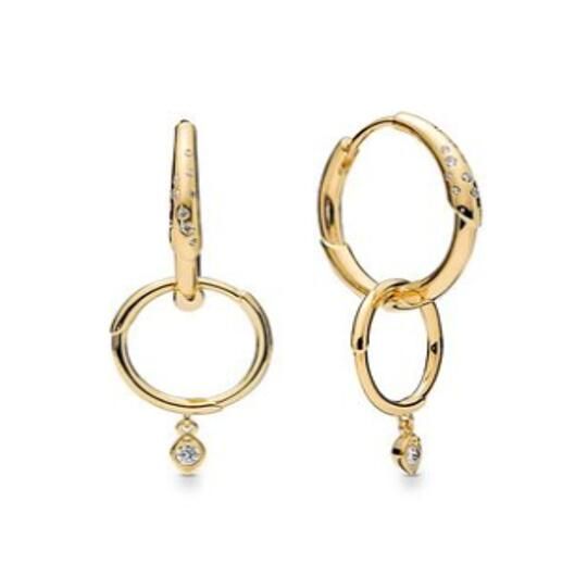 AAA GRADE Gold Plated Hoop Earrings