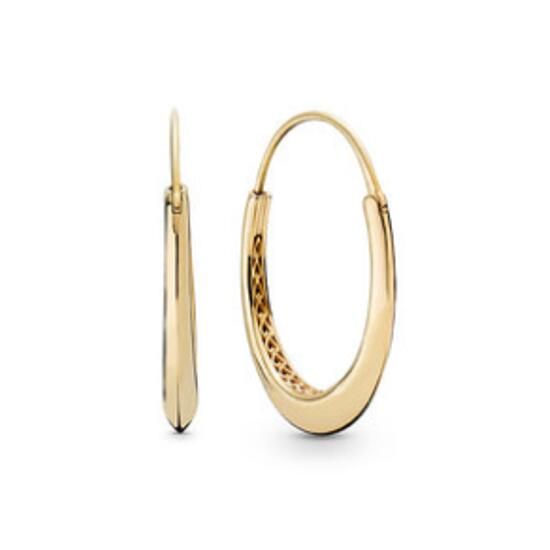 AAA GRADE Gold Plated Hoop Earrings