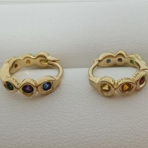 AAA GRADE Gold Plated Hoop Earrings