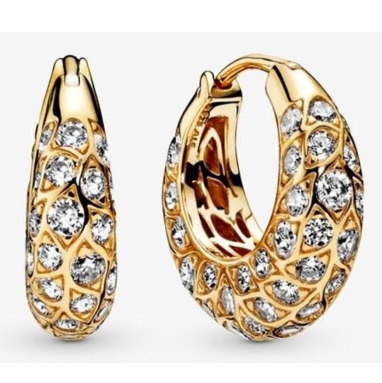 AAA GRADE Gold Plated Hoop Earrings