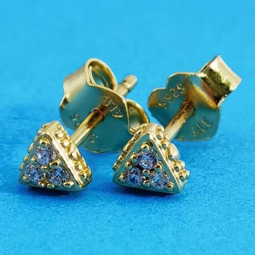 AAA GRADE Gold Plated Stud Earrings