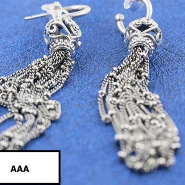 AAA GRADE S925 ALE Sterling Silver Drop Earrings