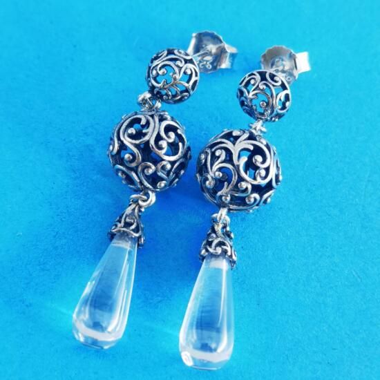 AAA GRADE S925 ALE Sterling Silver Drop Earrings