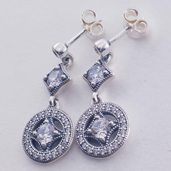 AAA GRADE S925 ALE Sterling Silver Drop Earrings