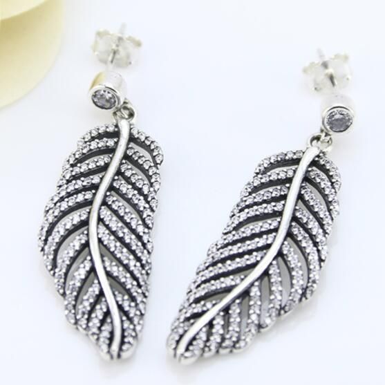 AAA GRADE S925 ALE Sterling Silver Drop Earrings