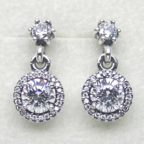 AAA GRADE S925 ALE Sterling Silver Drop Earrings