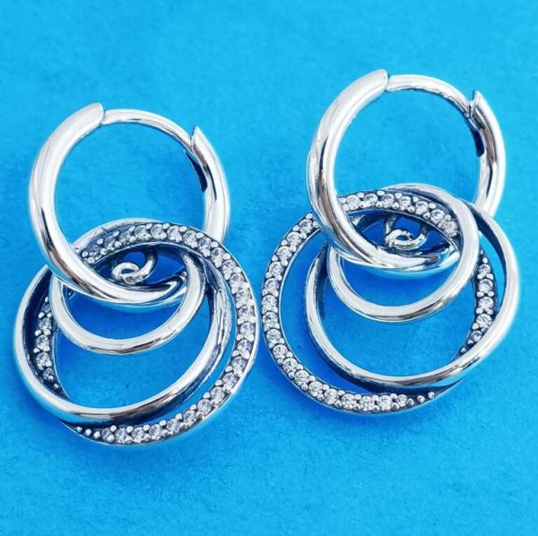 AAA GRADE S925 ALE Sterling Silver Hoop Earrings