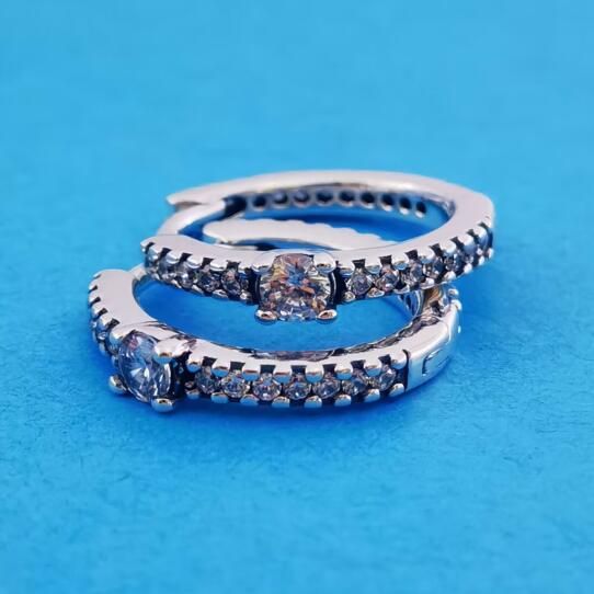 AAA GRADE S925 ALE Sterling Silver Hoop Earrings