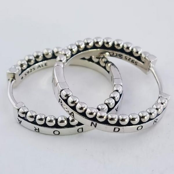 AAA GRADE S925 ALE Sterling Silver Hoop Earrings